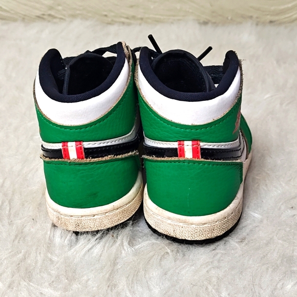 Nike Jordan 1 Retro High Top OG Lucky Green Black Size 9C Sneakers Shoes - Picture 2 of 6